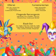 Karneval-Aktionskarte