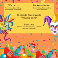 Karneval Aktionskarte alkoholfrei